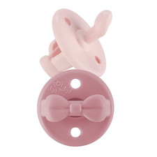 Silicone Orthodontic Pacifiers - Itzy Soother Pacifiers with Collapsible Handle