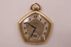 Antique Gruen 17 Jewels Gold Filled Pocket Watch, Pre-Owned, Runs (42-082)