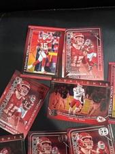Panini NFL Football Patrick Mahomes 10 Card Lot 
