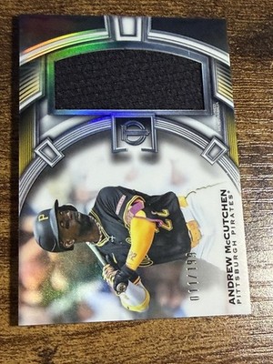 ANDREW MCCUTCHEN 2026 Topps Tribute #TJR-AM Jumbo Relic Silver Refractor /199