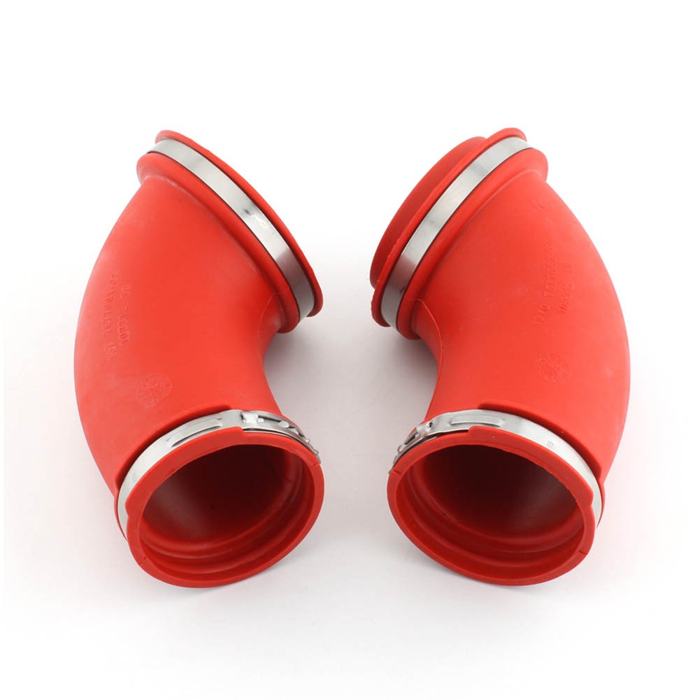 L&R Air Intake Manifold Boot Duct Pipe For BMW R1200 R RT ST 13717677662 Red