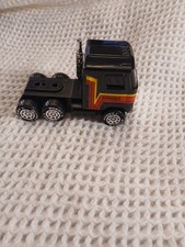 Vintage Buddy L Mack Semi Tractor Truck Red Die Cast Black W Stripe B14