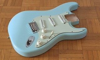 Strat Body ROCKINGER Erle Sonic Blue