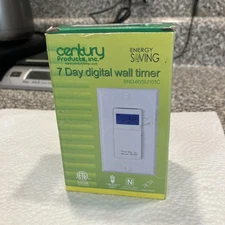 BN-LINK 7 Day Digital Programmable In-Wall Timer Switch