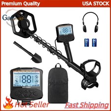 Metal Detector Pinpoint 5 Modes IP68 Waterproof Coil Backlit LCD Lightweight Adj