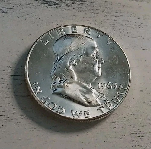 1963-D BU Franklin Half Dollar 90% Silver - Free Shipping! #3