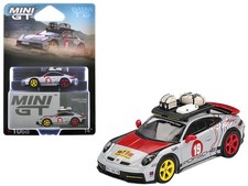 Mini GT MGT01068 1/64 Porsche 911 Dakar #19 "Uncle Rally" Gray with