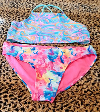 Wonder Nation Mermaid Swimsuit Set Size XL 1 4-16 