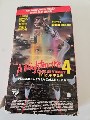 A Nightmare on Elm Street 4 - The Dream Master Subtitled En Español (VHS, 1990)