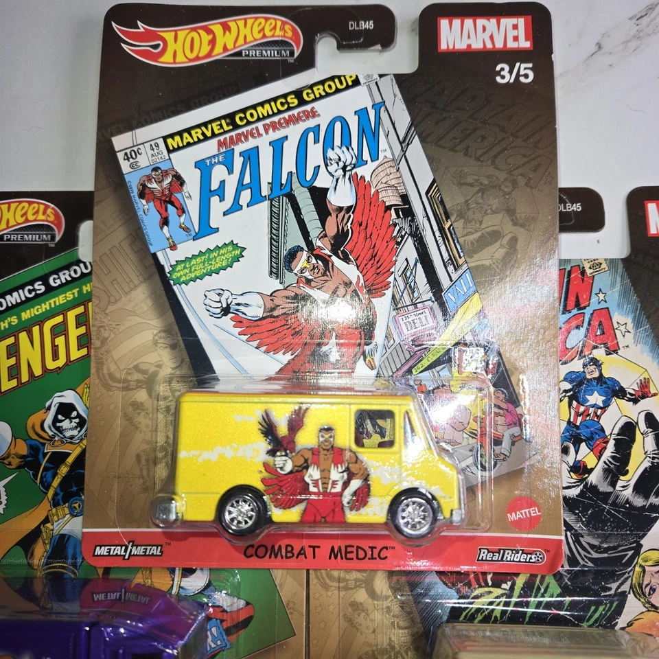 Hot Wheels|lot|Avengers|Falcon|Shield|Marvel Comic. - Image 3 of 4