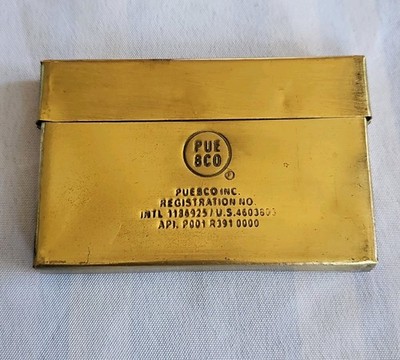  Puebco Brass Card Case Card Holder Slim Wallet Business Case Free shipping 