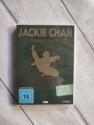 Jackie Chan - Powerman 1-3 - Uncut - DVD - sehr guter Zustand 