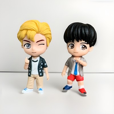 BTS Mini Figures Set (RM And JHOPE) 