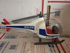 Vintage Playmobil 3908 Police Helicopter  Plastic Chopper White Cops
