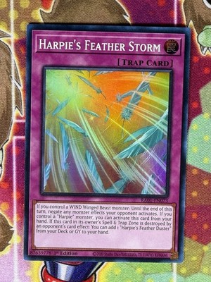 Yugioh Harpie's Feather Storm RA01-EN073 (Super) Single