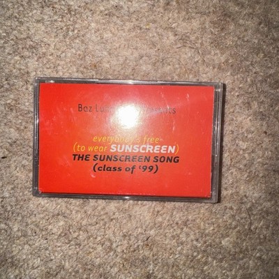 Baz Luhrmann, Everybody's Free To Wear Sunscreen Cassette Tape single (EMI 1999)