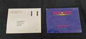 Nintendo Pin-Bot Complete In Box CIB NES Pinball Pinbot GREAT Condition Game