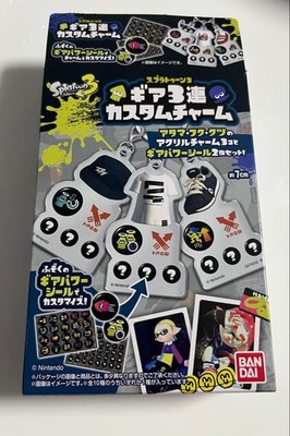 Splatoon 3 Acryl Charm Set mit Gear Power Seals, Near Mint, 14+