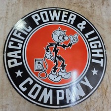 PACIFIC REDDY 29 X 29 INCHES PORCELAIN ENAMEL SIGN