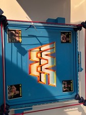 WWF Hasbro Ring with Coliseum Video Stickers
