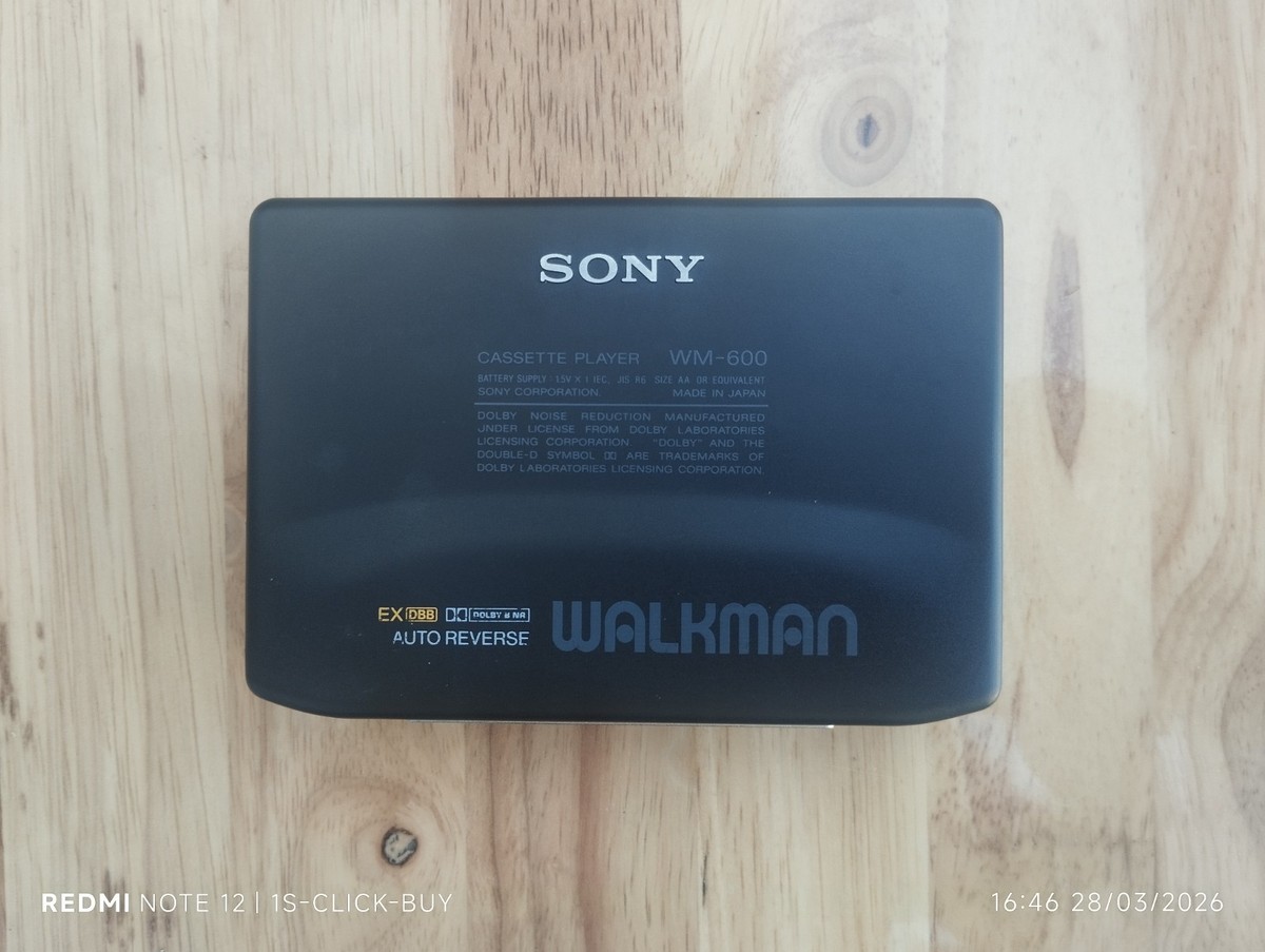 Sony Walkman Cassette player WM 600 black working | eBay