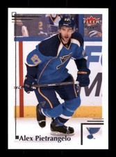  21 Alex Pietrangelo 27 St Louis Blues 2013 Fleer Hockey Sports Trading Card 