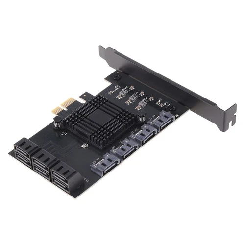10-port SATA3.0 PCI-E Expansion Card for Miner Mining Scratch-resistant