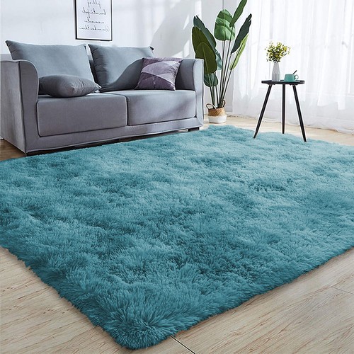 Fluffy Rugs Anti-Slip Large Shaggy Rug Super Soft Mat Living Room Bedroom Carpet - Picture 11 of 85