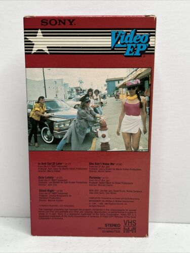 Bon Jovi Breakout VHS 1985 Sony Video EP Runaway VINTAGE Tape Tested - Picture 3 of 9
