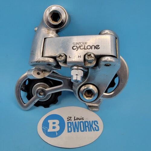 Vintage Suntour Cyclone Rear Derailleur Medium Cage 5-6-7 Sp 80's b24
