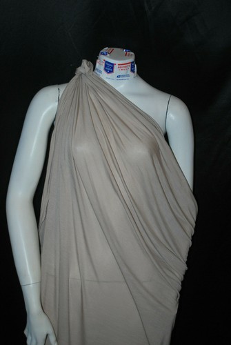 Tencel Semisheer Jersey Knit Fabric Ecofriendly 6.86 oz L/Y Taupe by the yard - Picture 10 of 12