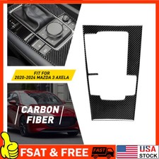 Carbon Fiber Central Console Gear Shift Sticker Lhd Fit For Mazda 3 Axela 2020 Carbon Fiber Central Console Gear Shift Sticker Lhd Fit For Mazda 3 Axela 2020