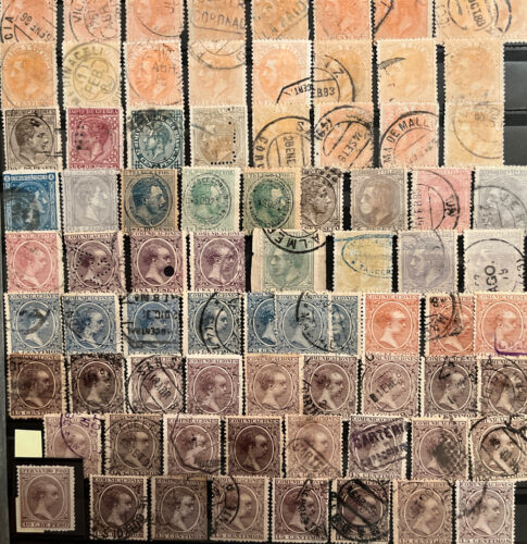 Amazing Stamp Lot Of Spanish civil war/Colonies 1850-1945 With Rare Specimens - Picture 3 of 12