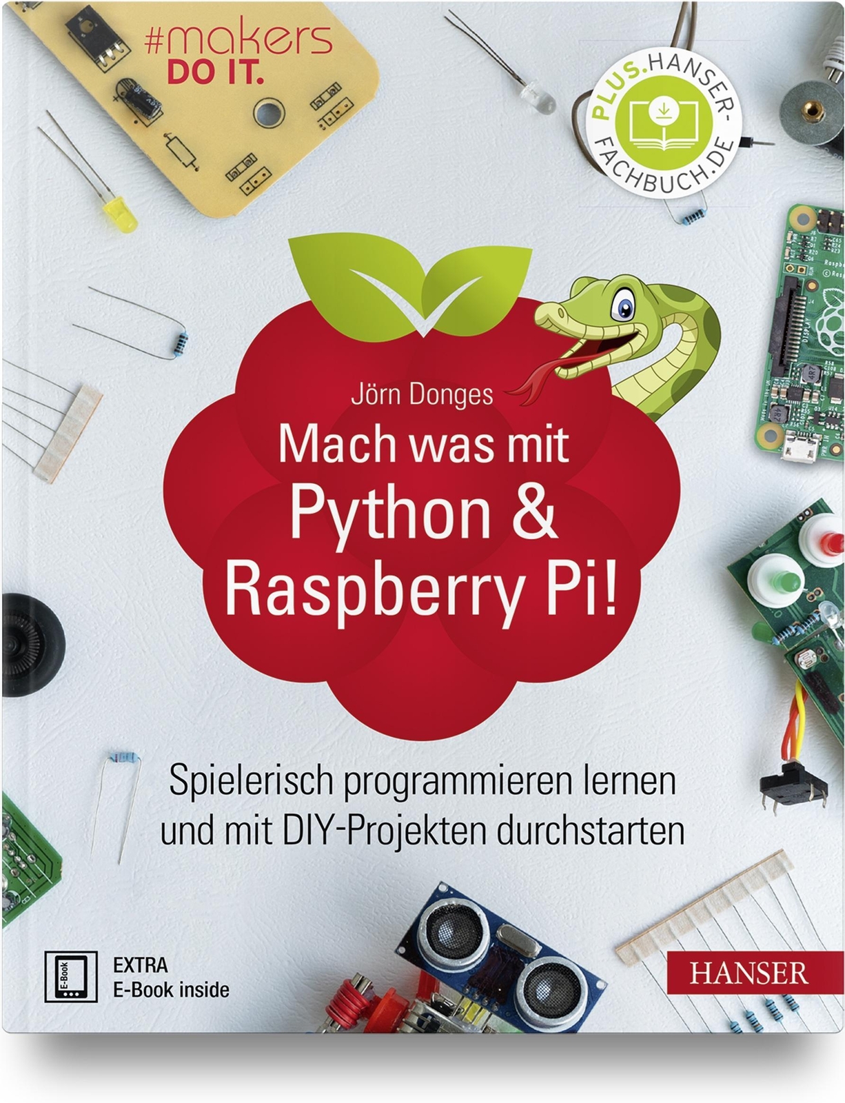 Thumbnail - Mach Was Mit Python & Raspberry Pi | Jörn Donges | Bundle | 1 Buch |