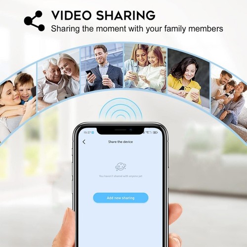 HD 1080P Video RC Doorbell Camera Front Door 2,4GHz Wireless App WLAN Tuya - Bild 7 von 7