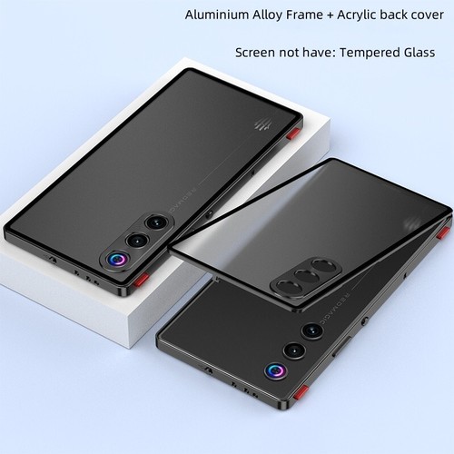 Metal Frame Bumper +Acrylic Back CaseFor ZTE nubia RedMagic 10 Air 10s 9s 9 Pro+ - Picture 17 of 21