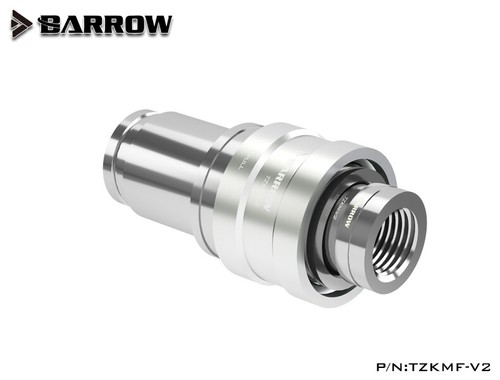 Barrow G1/4" Male to Female/Quick Cut off Water Valve Stop Sealing Water Cooling - 第 3/12 張圖片