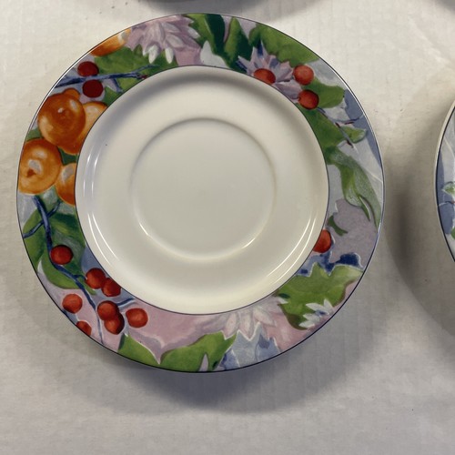 4 Vitromaster Genuine Stoneware Inspiration 1992 Saucer Plates 6.5” - Picture 2 of 11