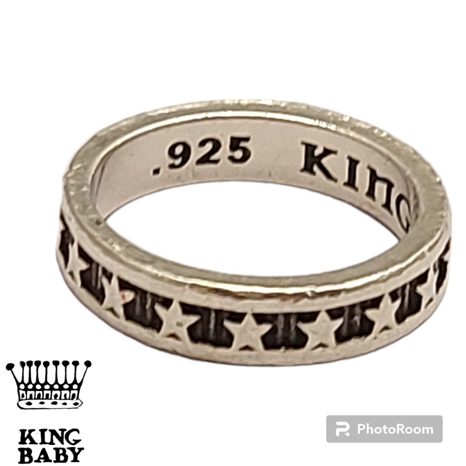 King Baby Studio Stackable Sterling Silver Star R… - image 3