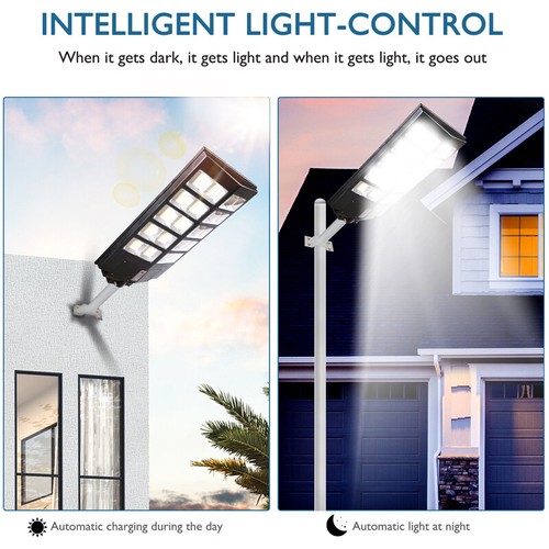1200000lm Commercial Solar Street Lights Outdoor Dusk to Dawn Solar Super Bright - Picture 12 of 22