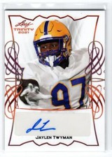 2021 Leaf Trinity Portrait AUTO #TPAJT1 Jaylen Twyman