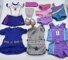 American Girl Clothes Accessories Lot Bag Shoes Snack Sac 14 Pieces