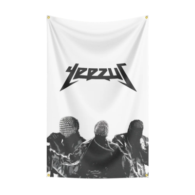 American Rapper Kanye West Flag Banner Wall Hang Art Music
