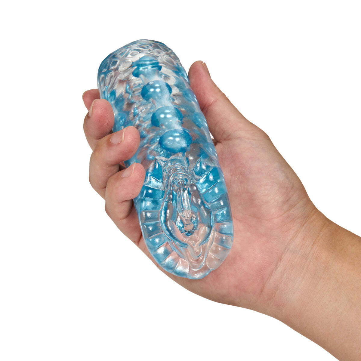 Eden Super Stroker Soft Realistic Masturbator 4 Row of Beads Sex Toy For Men 