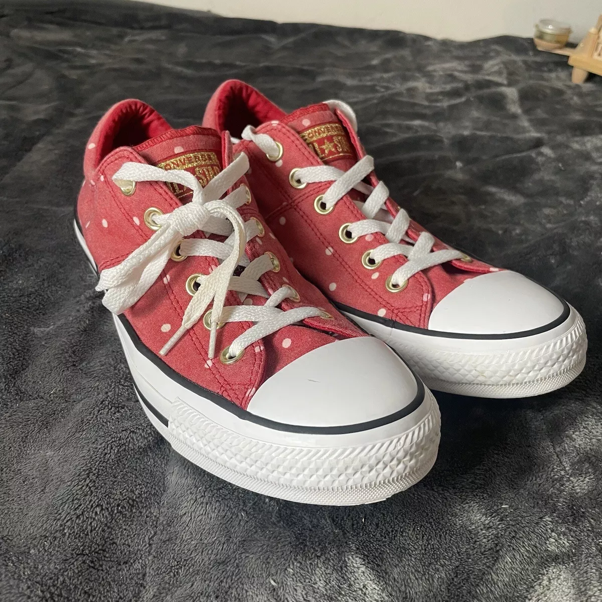 Size 9.5 Converse Chuck Taylor All Star Madison OX Red White