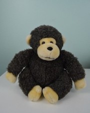 America Wego Darwin Monkey Plush Stuffed Animal Toy Chimp Ape Brown 10"