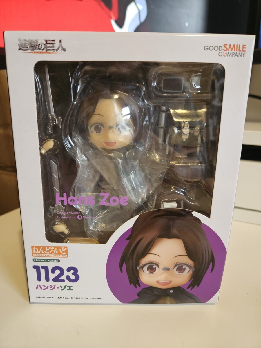 Attack on Titan Nendoroid 1123 Hange Zoë Figure New in box Good