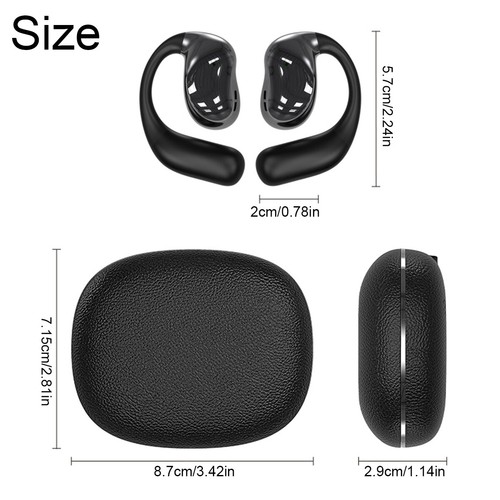 LCD Touch Screen Earbuds Over True Wireless Bluetooth 5.4 Headphones Earphones· - Photo 7 sur 23