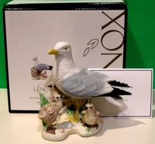 LENOX HERRING SEA GULL sculpture Sea Bird Beach Collection - NEW in BOX with COA