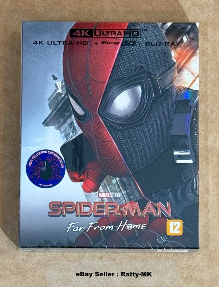 SPIDER-MAN (TOM HOLLAND) WEET COLLECTION (A2) 4K + BLU RAY STEELBOOK SET - NEW - Image 4 of 4